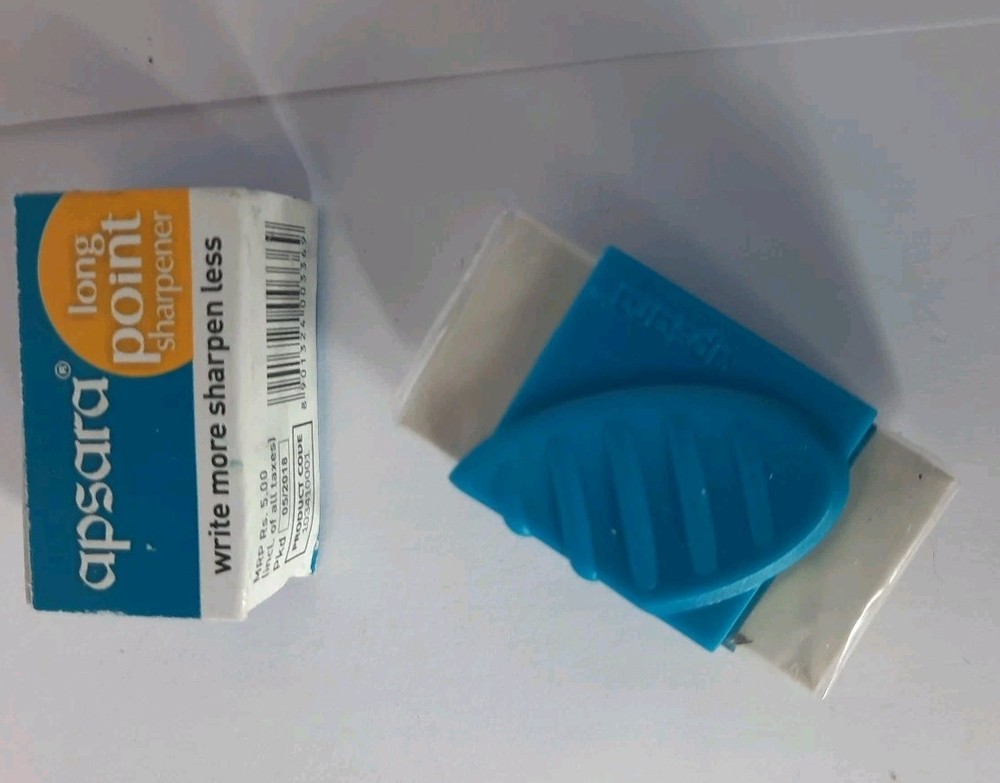 Apsara Absolute Extra Dark Pencil Free Cap Sharpener + Eraser School Home Office