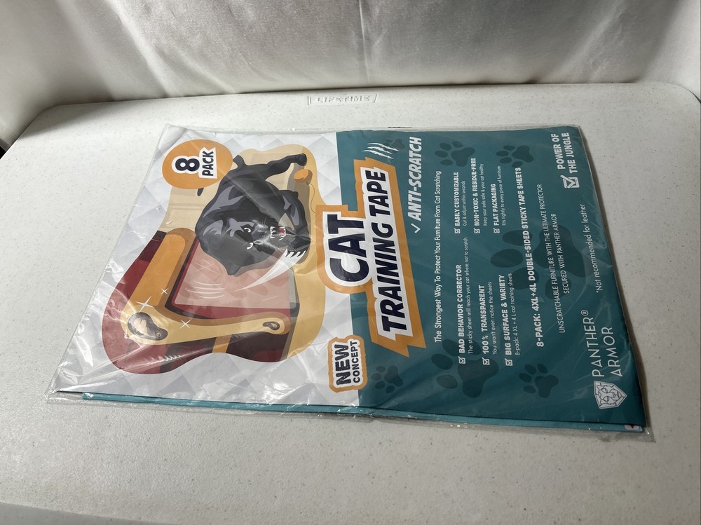 Cat Training Tape Anti-Scratch 8 Pack Panther Armor New