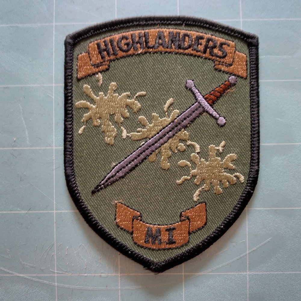 Highlanders MI Team Patch size 3x4