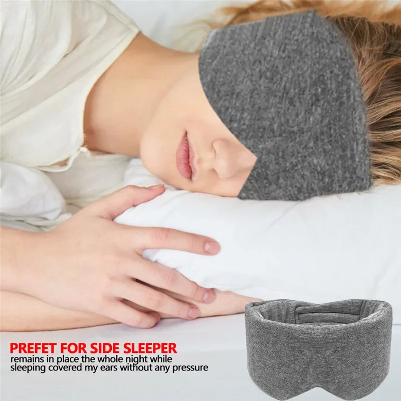 Cotton Sleep Mask Comfortable Breathable Sleeping Eye Mask Adjustable Eyeshade B
