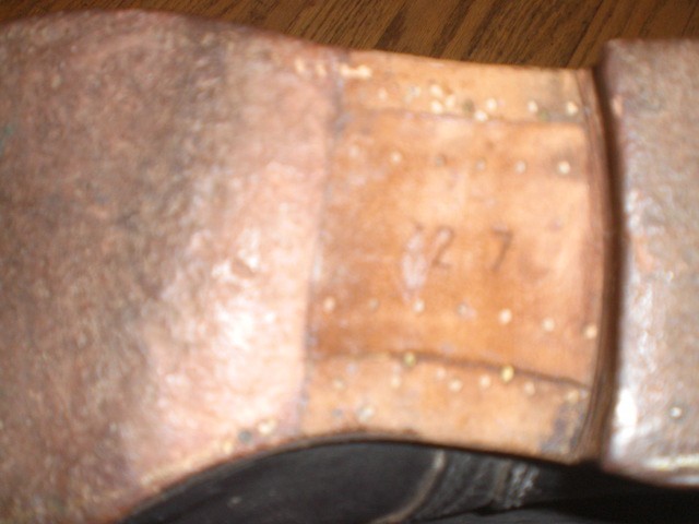West German marching boots US size 9 good condition