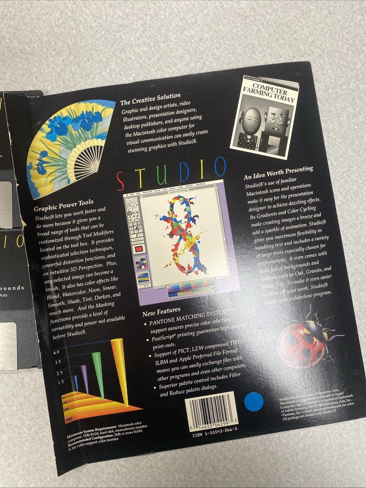 Electronic Arts Studio 8 Professional Paint Program (Macintosh) COMPLETE