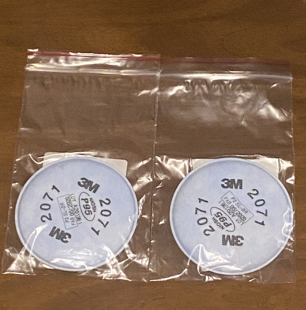 Unused 3M P95 Replacement Particulate Filter 2071 - 2 Pack