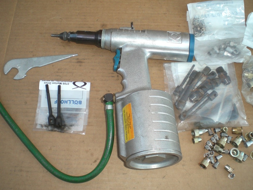Bollhoff Pneumatic Rivnut Gun with extras