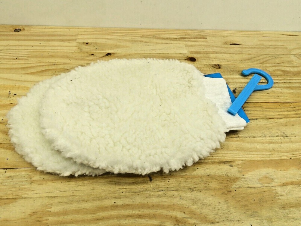 Drivers Choice Microfiber Wash Mitt Neon White