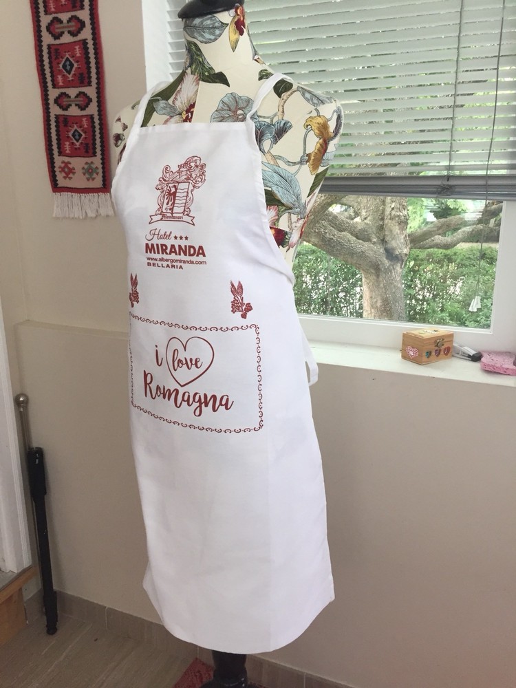 Cotton White Kitchen Apron