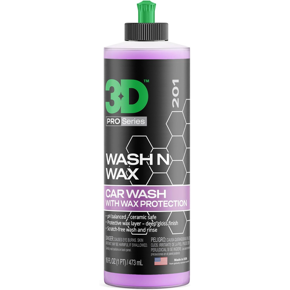 3D - Wash N Wax Soap 16oz