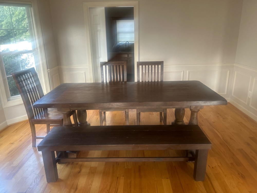 dining table and chairs