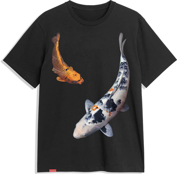 Jacuzzi Koi T-Shirt - Size: SMALL Black