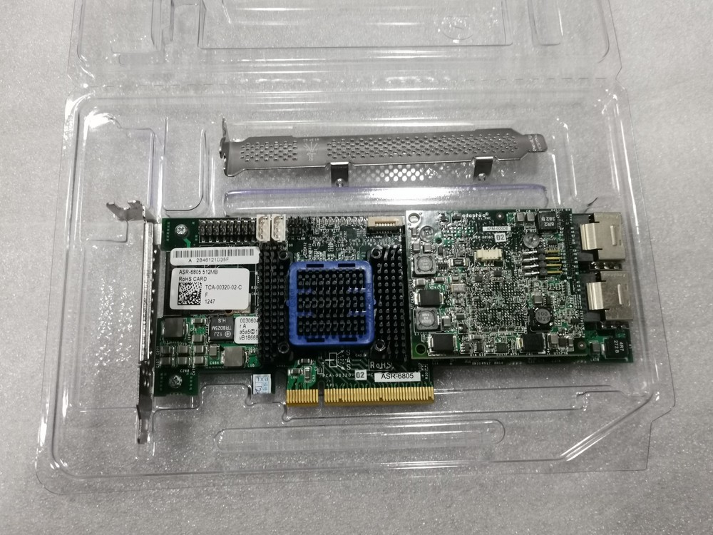 Adaptec ASR-6805 PCIe 2.0 X8 512MB Cache SAS RAID Controller Card 6805