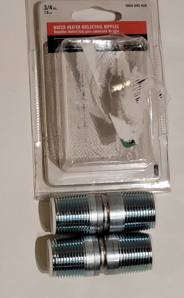 Everbilt 3/4" Universal Dielectric Water Heater Nipples.. New!!