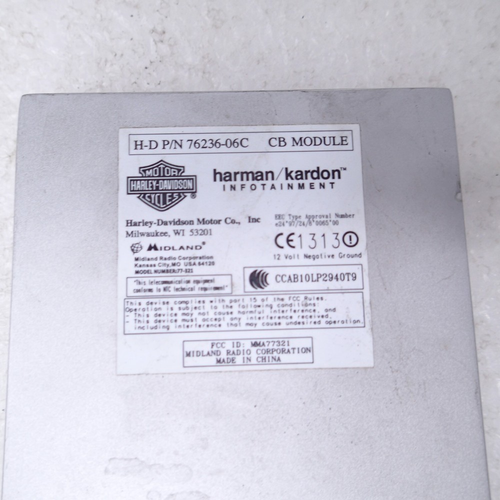 HARLEY DAVIDSON ELECTRAGLIDE TOURING CB MODULE 76236-06C