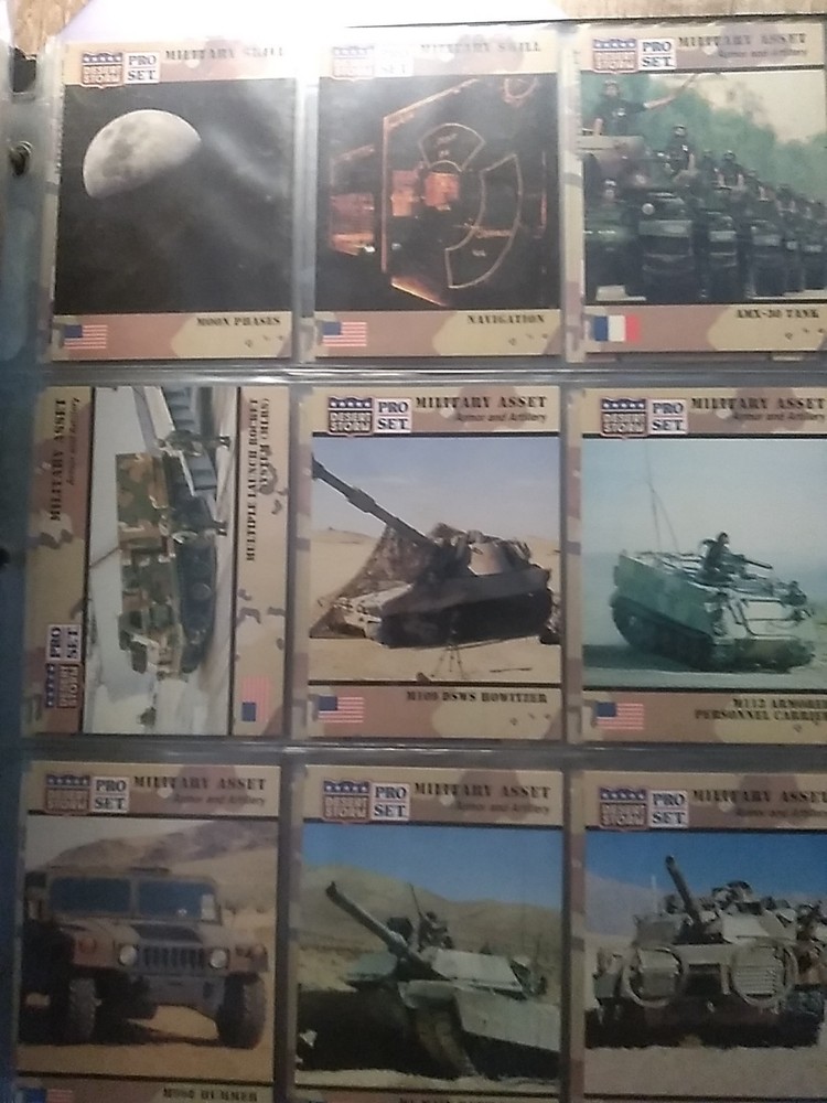 Desert Storm Pro Set Trading Cards
