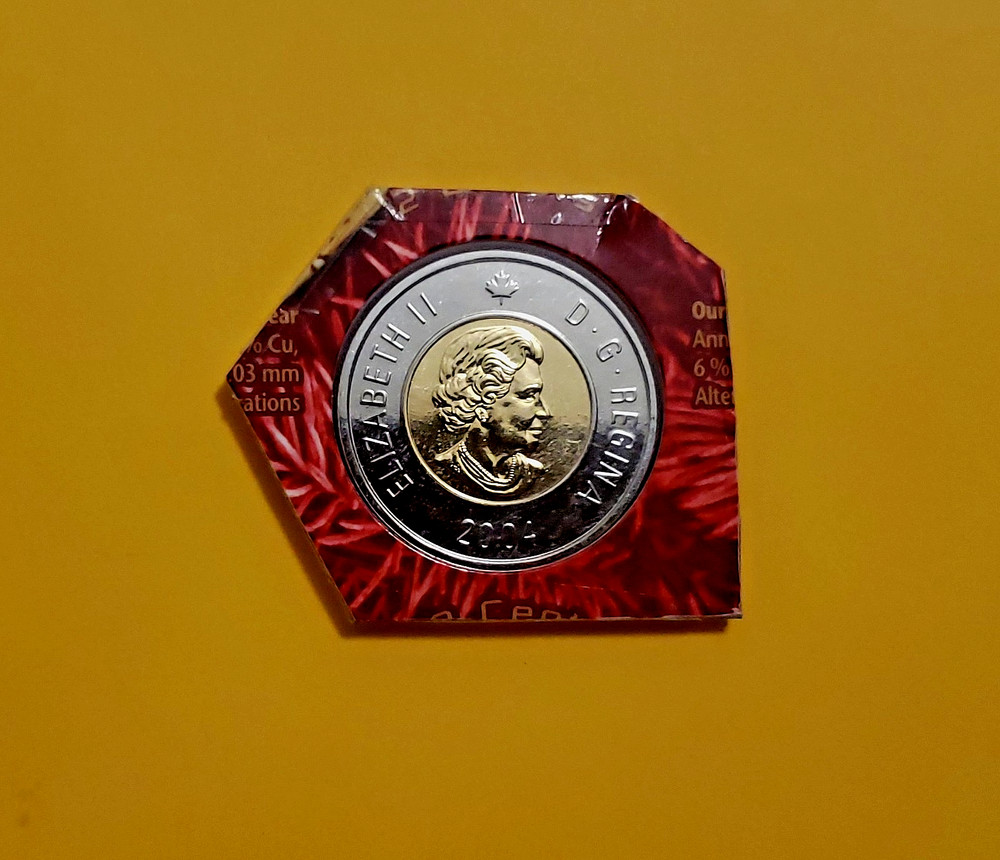 2004 Canadian Proof Like Twoonie