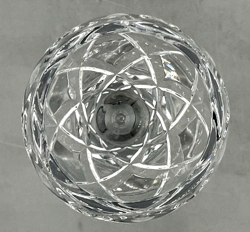 Vintage Lenox Crystal Savannah Pattern 8" Single Light Candlestick