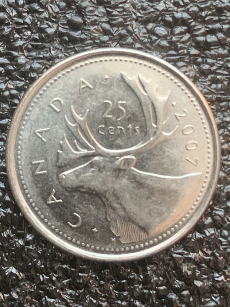 Canada 25 Cents KM# 493 2007 ⚜️®🌎