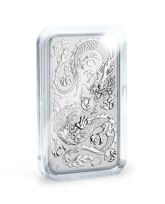 10 Rectangular Capsules For Australian 1 Oz Silver Dragon Perfect Fit Lighthouse