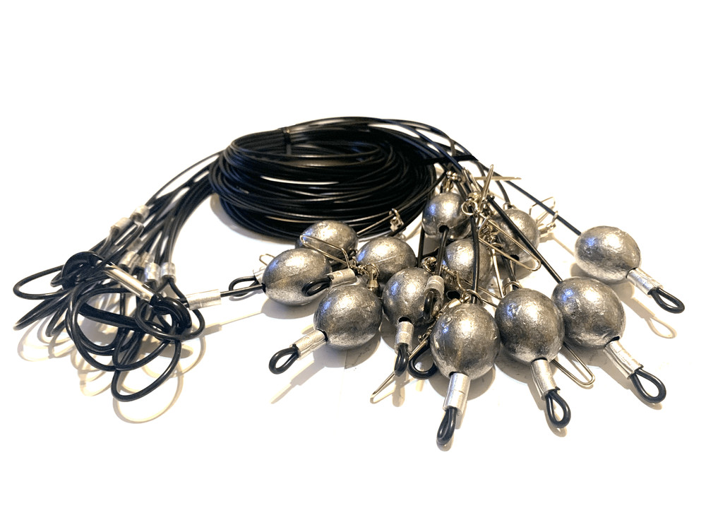 60" 12oz Egg Sinker Texas Rig Decoys