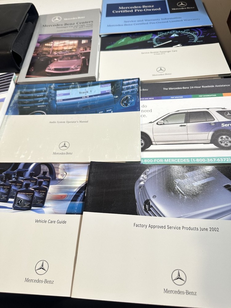 2003 Mercedes-Benz E-Class Owners Manual Set