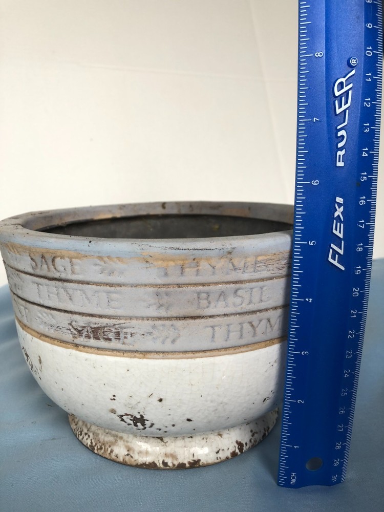 Trendspot 8" TOTAL Diameter Ceramic Distressed Planter 5" Height #G5
