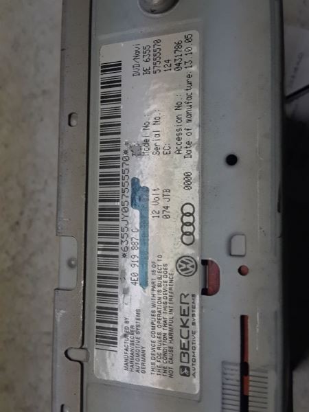 2005 2009 Audi A6 - CD Changer - 4E0035111A