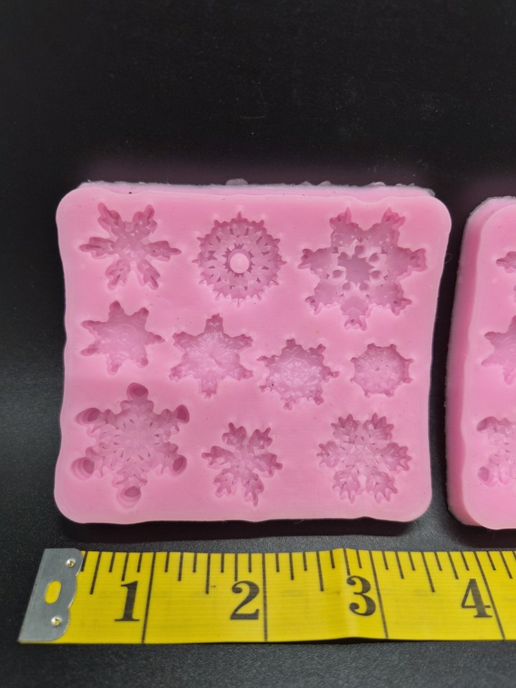 Winter Christmas Pink Silicone Mold Set