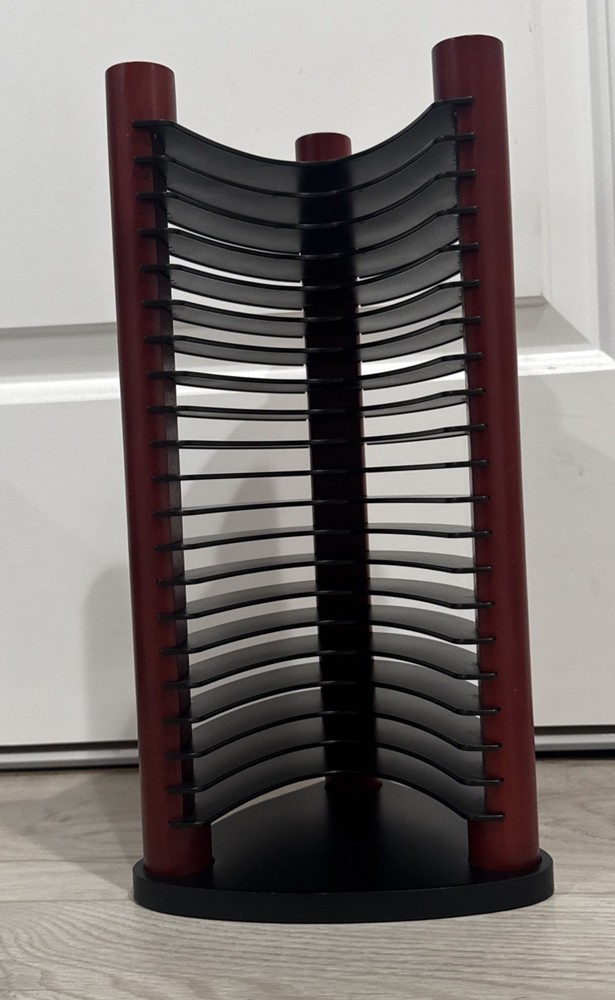 Vintage 20 CD Stackable Tower Rack Holder Organizer Retro 14x7x6 Atlantic 90s