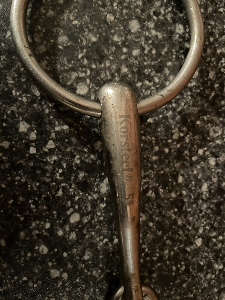 Korsteel Snaffle Horse Bit 5” Loose Ring