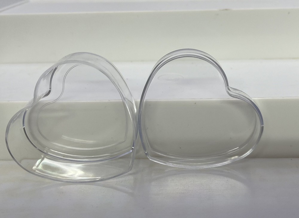 12 New Clear Trinket Boxes 2 1/2” X 2”