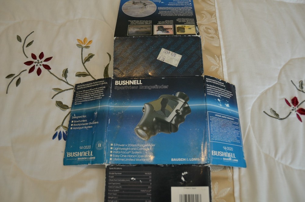 Bushnell 5X20 Rangefinder Box