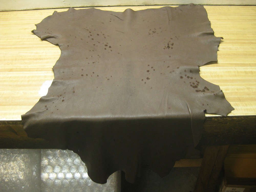Brown Top Grain Deer Leather # 0010010 Row 90
