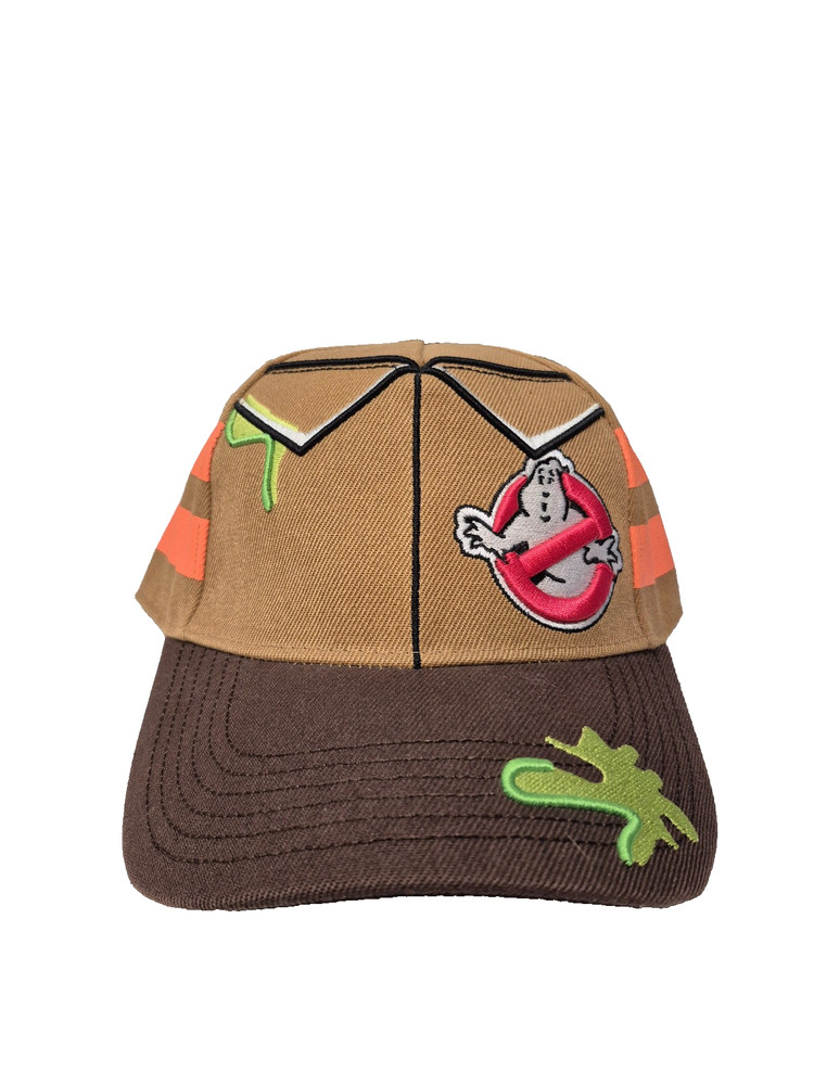 Ghostbusters Hat Cap Strap Back Slime Movie Embroidered Concept One EUC
