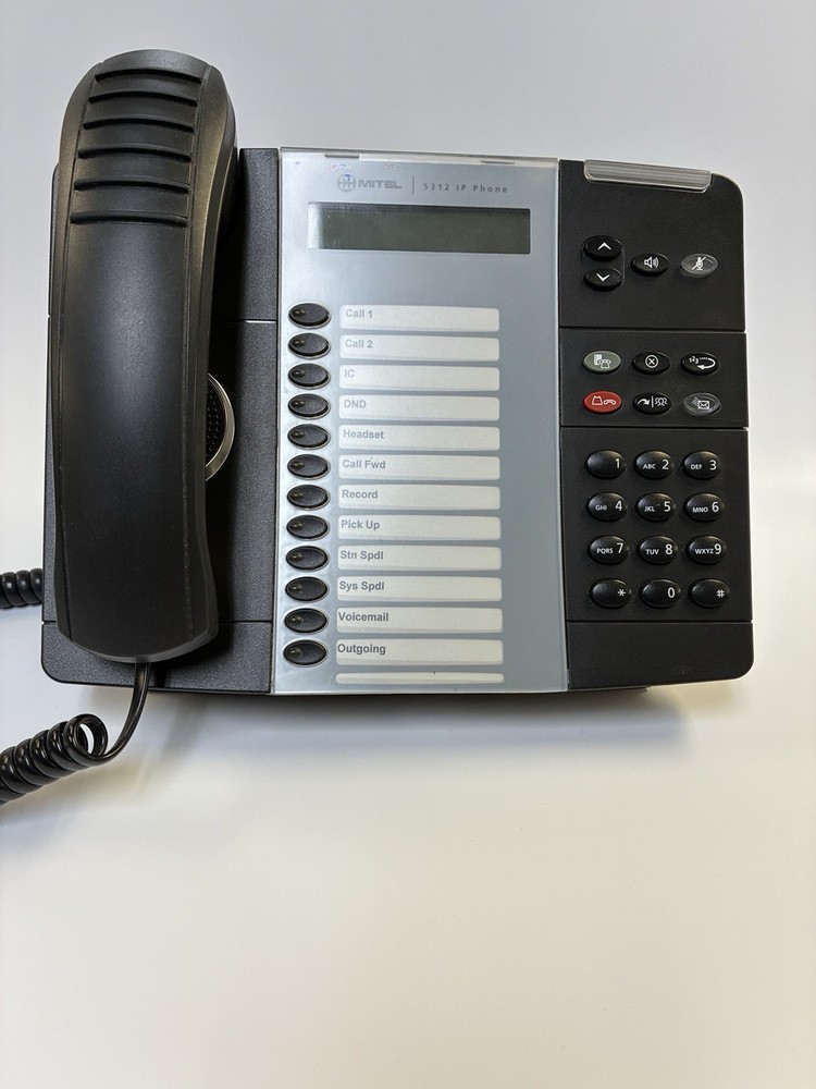 Mitel 5312 VoIP Phone with Backlight Multi-Line Operation 50005847