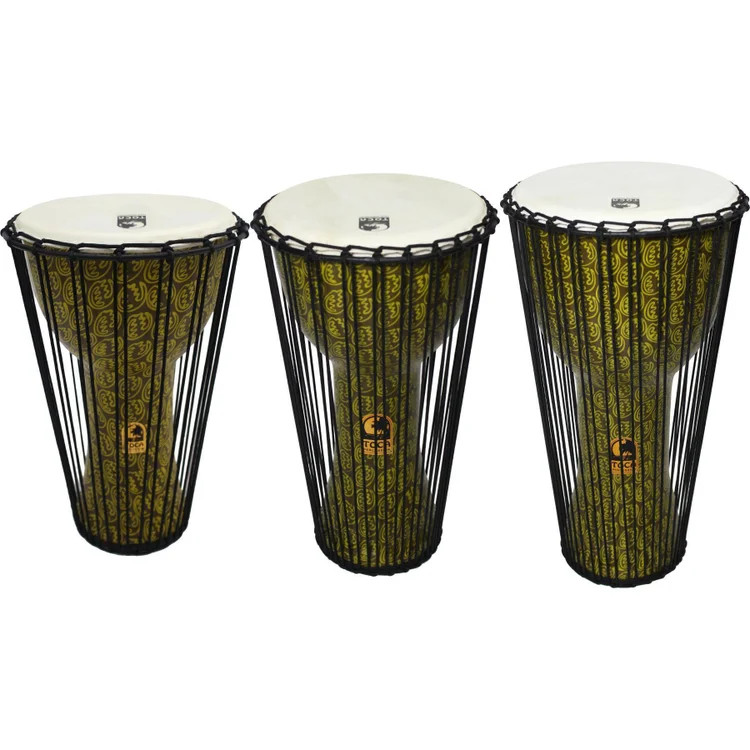 Toca Percussion Talking Djembe Bundle - 8/10/12 inches