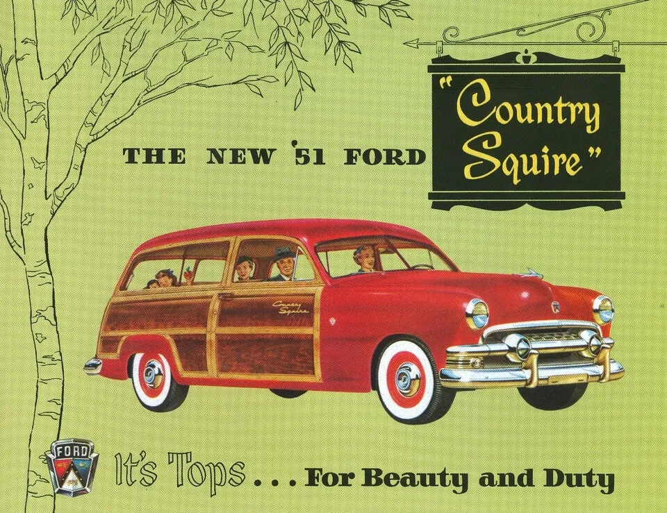 1951 Ford Wagon Sales Brochure