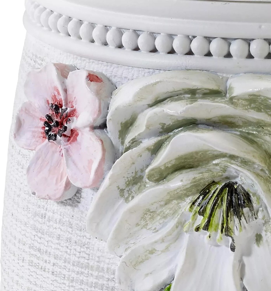 Avanti Linens - Covered Jar, Guest Bathroom Essentials, Multicolor
