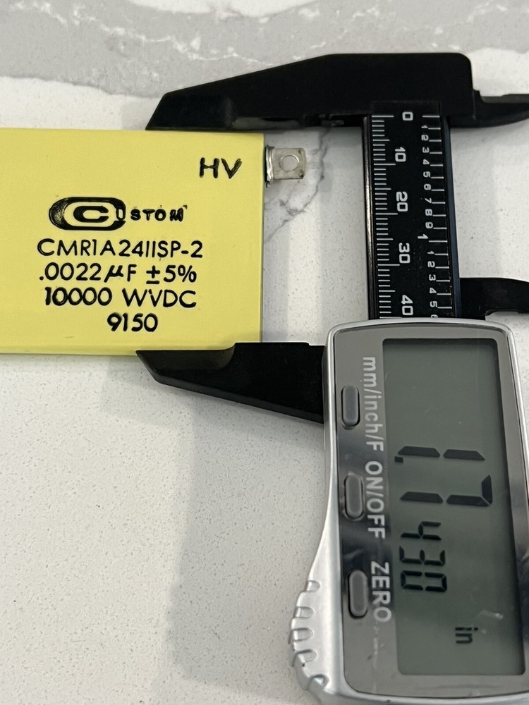 custom electronic capacitor.0022uf 10000 wvdc 5%