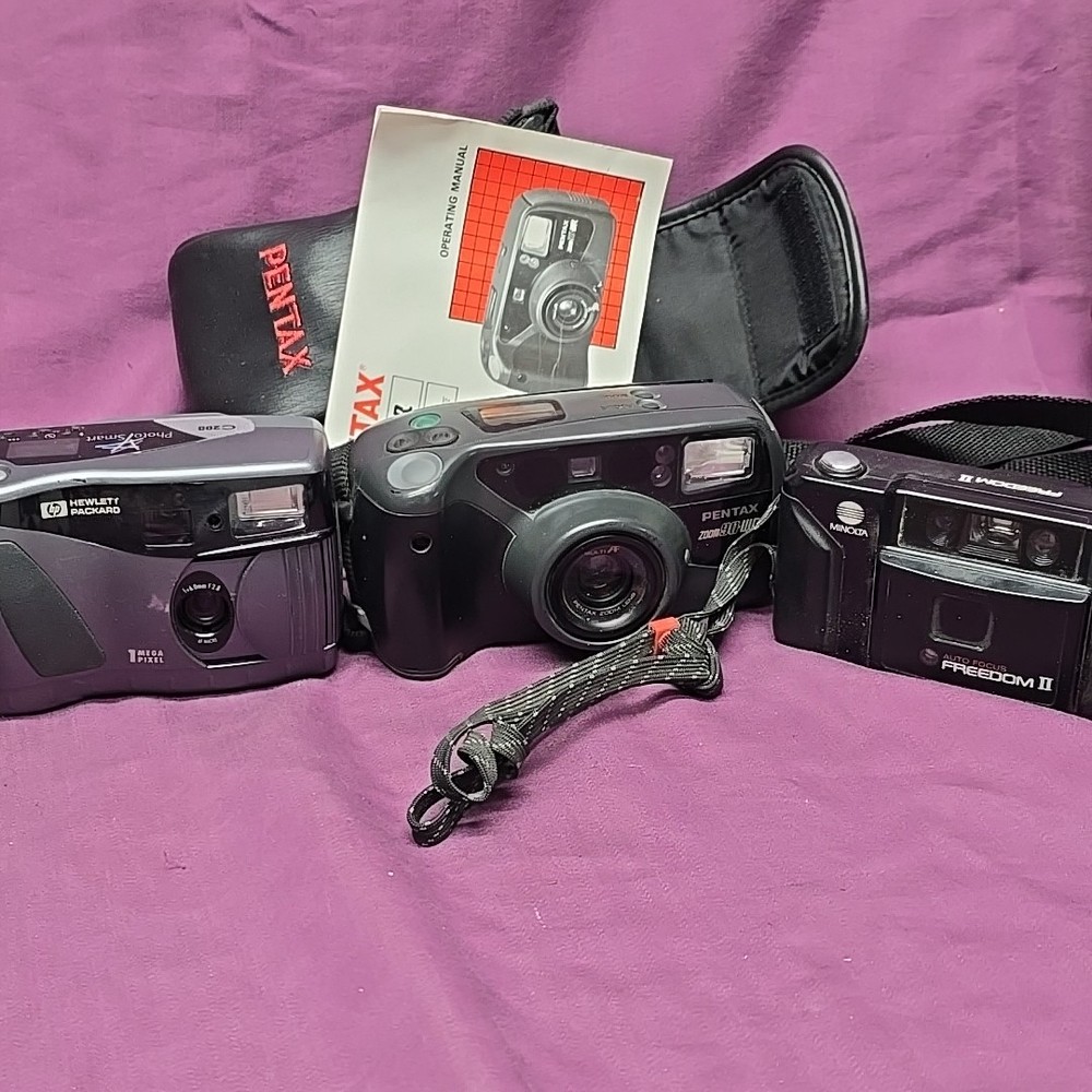Camera Lot Of 3 Untested