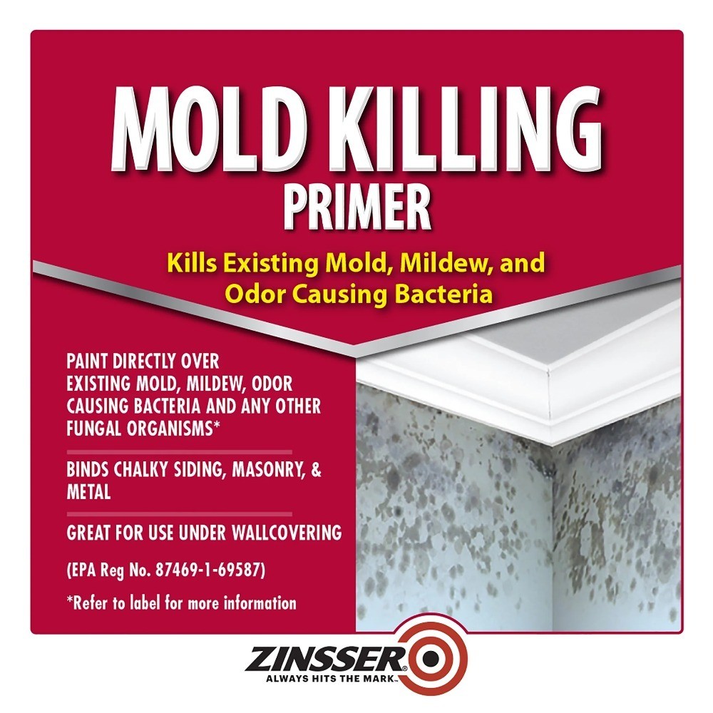 Killing Primer White 1 Quart Interior Paint Sealer Stain Blocker