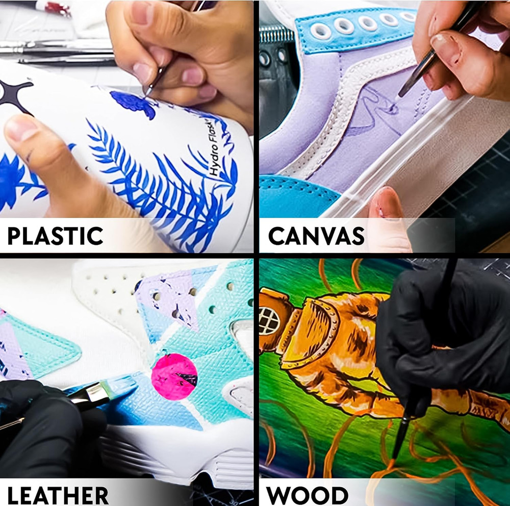 Acrylic Leather Paint 4Oz White