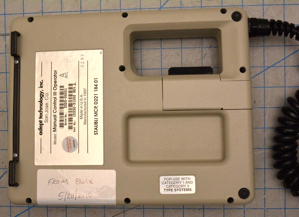 10332-31000 / MANUAL CONTROL III OPERATOR / ADEPT TECHNOLOGY