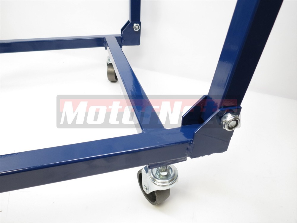 Foldable Blue Engine Wheeled Cradle Stand for Ford Small Block SBF Easy Storage