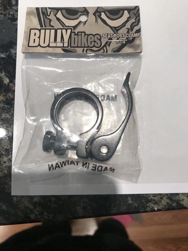 BULLY bikes Quick Release Seat Clamp 1-1/8th” 25.4mm Black