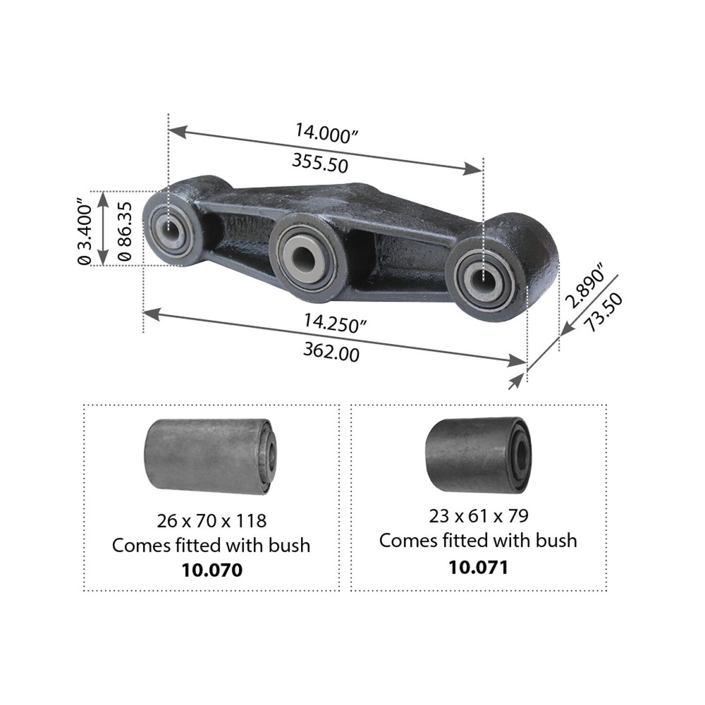 EQUALIZER ASSEMBLY - REPLACES MERITOR R305265