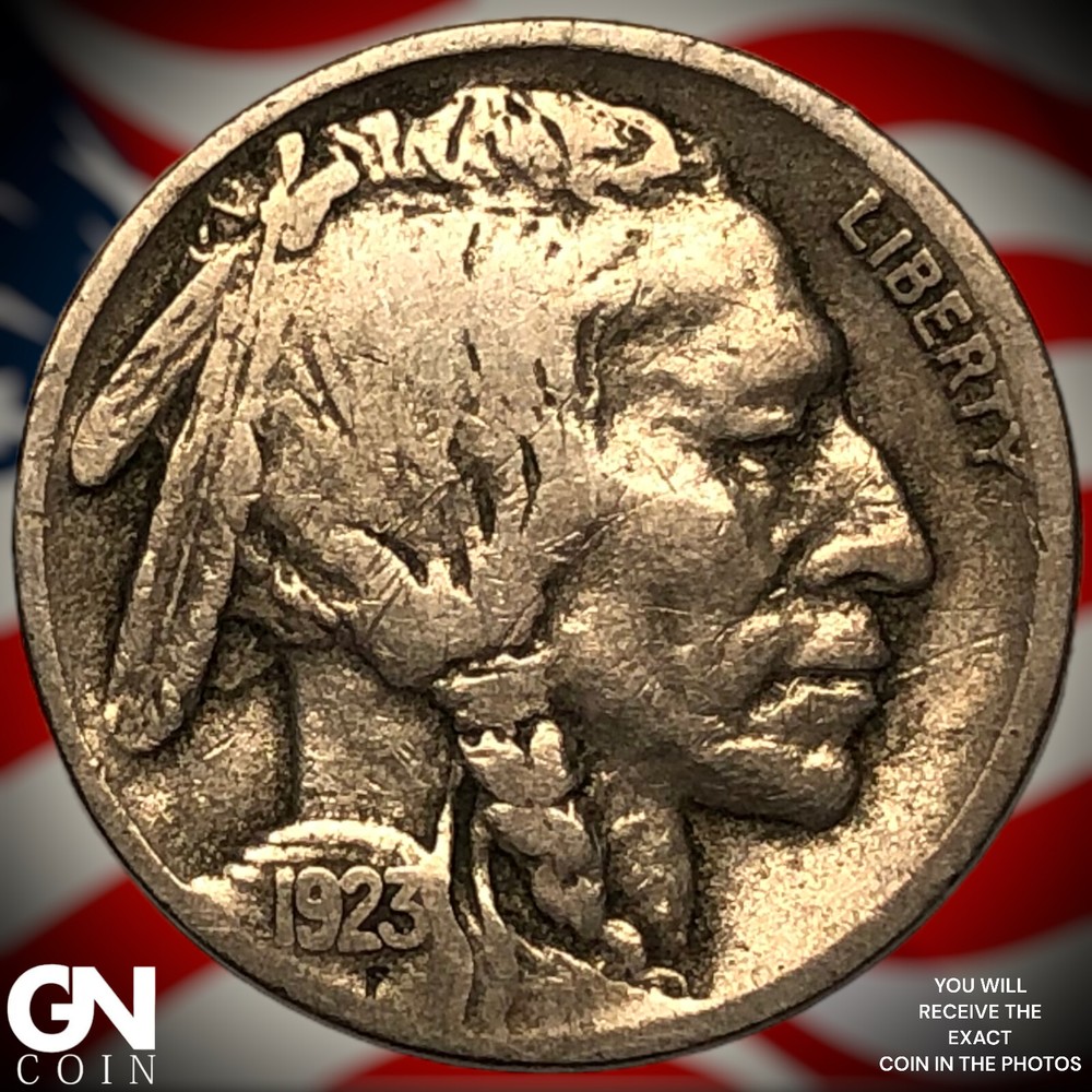 1923 S Buffalo Nickel X4381