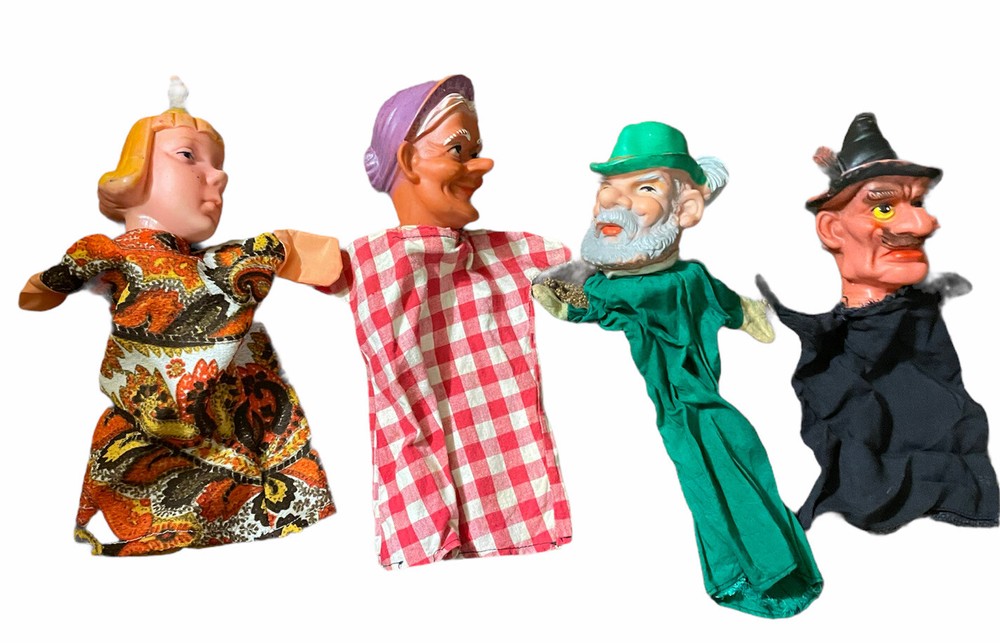Vintage German Puppets 11” H