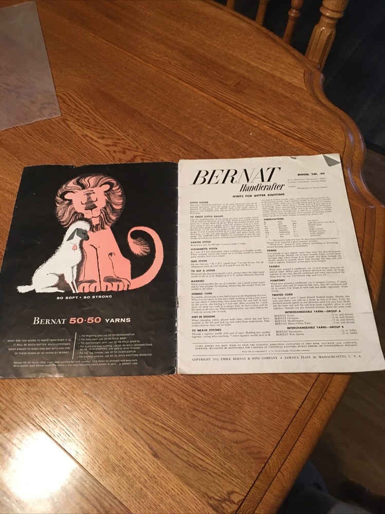 Bernat Handicrafter Book No 46. MCS 3