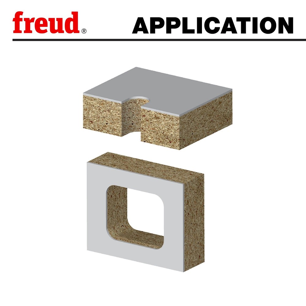 Freud 28-104 Panel Pilot Bit 1/2" Shank Carbide Height 1-1/4"