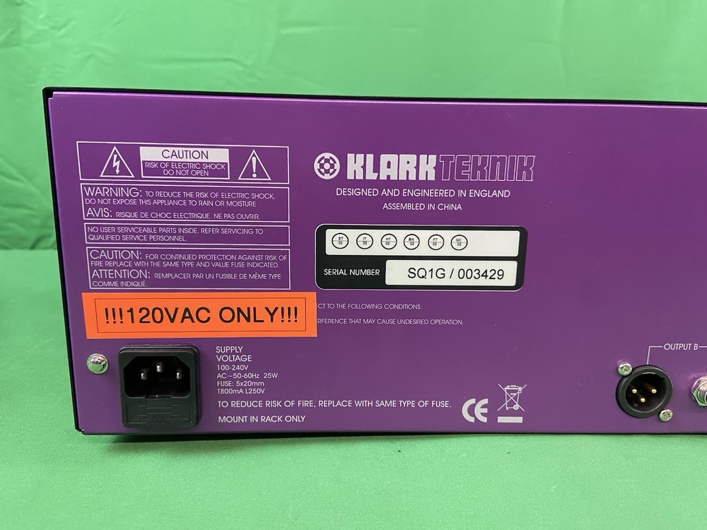 Klark Teknik – Square One Graphic EQ