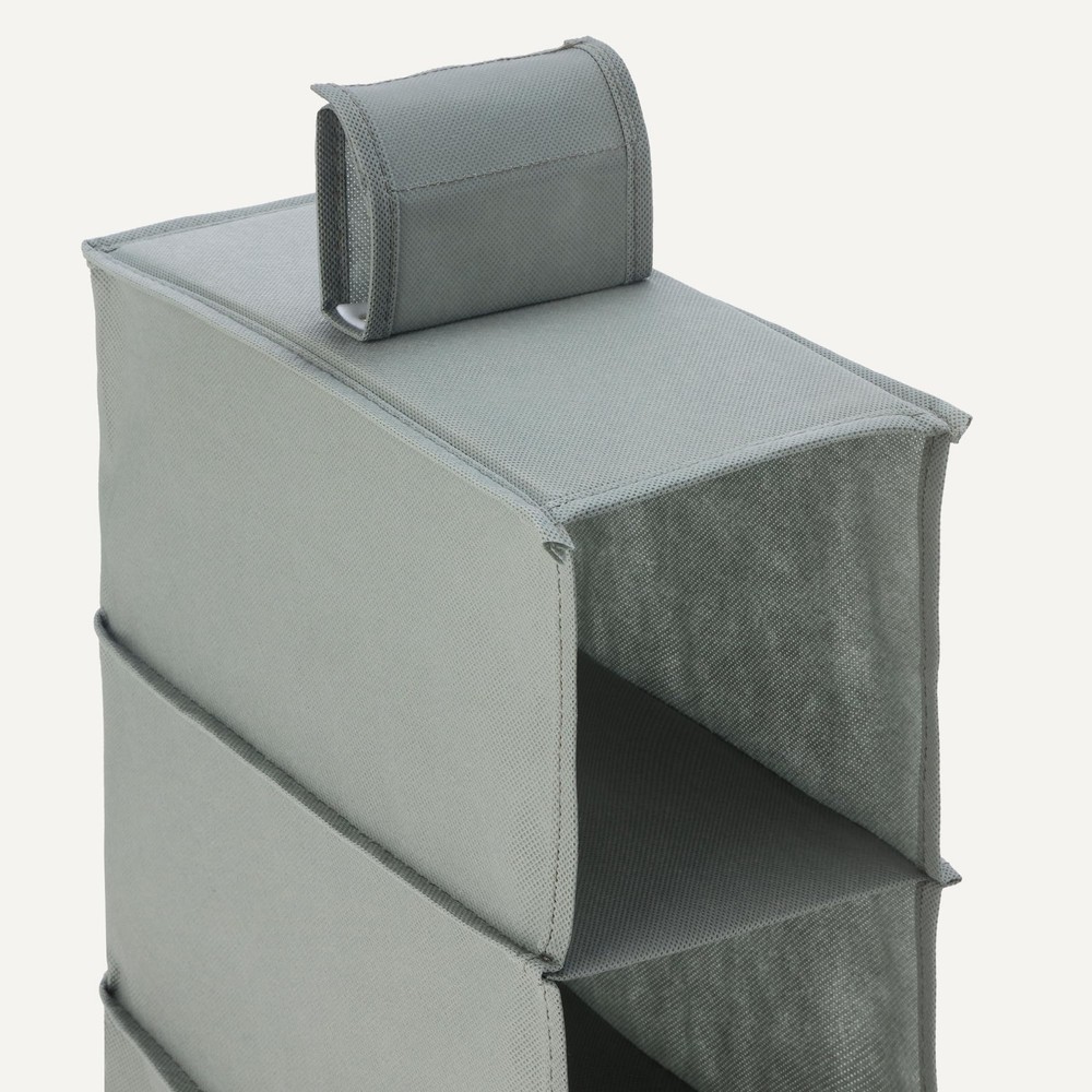 Amazon Basics 8-Tier Hanging Shoe Organizer Grey